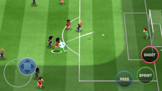 Captura de ecrã 1 de Mini Football - jogo de futebol arcade
