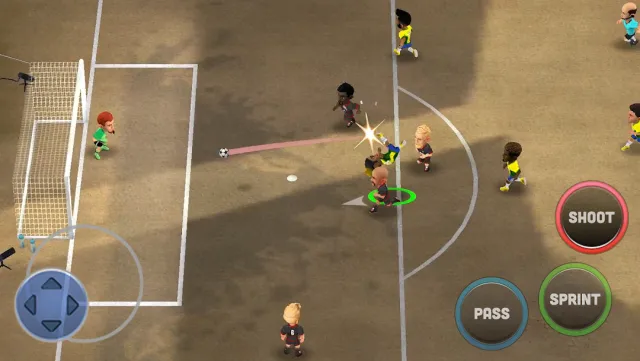 Captura de ecrã 2 de Mini Football - jogo de futebol arcade