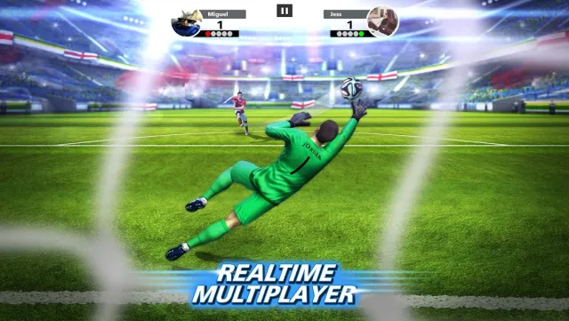 Captura de ecrã 2 de Football Strike - duelos online